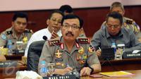 Wakapolri Komjen Pol Budi Gunawan di Mabes Polri Jakarta, Selasa (29/12/2015). (Liputan6.com/Helmi Fithriansyah)