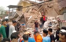 Kronologi Rumah Tiga Lantai di Kabupaten Bandung Tiba-Tiba Roboh, Hancur Berkeping-keping
