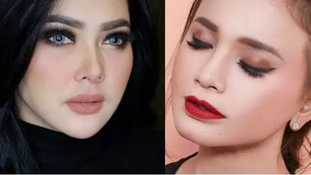 Syahrini dan Rossa