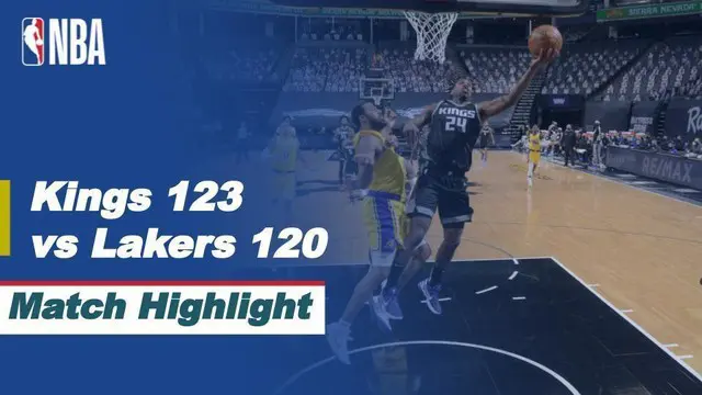 Berita Video Highlights NBA, LA Lakers Menelan Kekalahan di Kandang Sacramento Kings 120-123