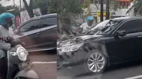 Kejahatan modus ketuk kaca mobil viral di Kota Surabaya. (Istimewa)