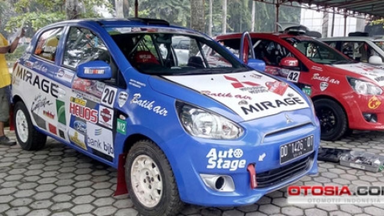 Ketangguhan Mitsubishi Mirage kembali diuji di Sirkuit Rambong Sialang, Medan