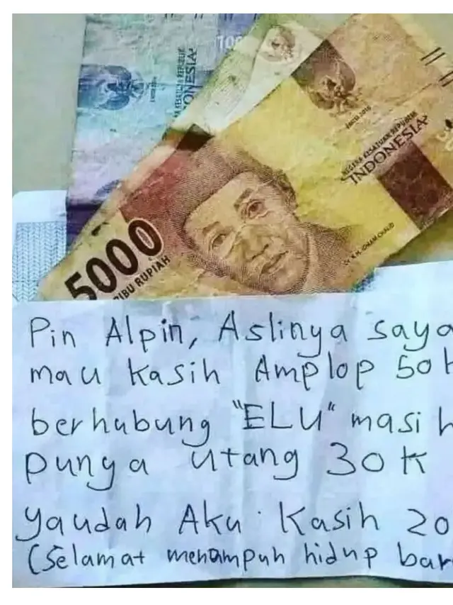 6 Tulisan Ingatkan Punya Utang di Amplop Nikahan Ini Bikin Pengantin Meringis