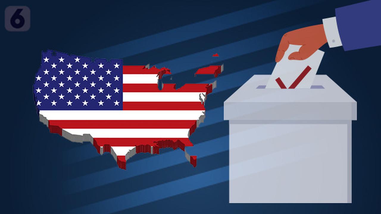 Ilustrasi Pilpres AS. (Liputan6.com/ Trie Yasni)