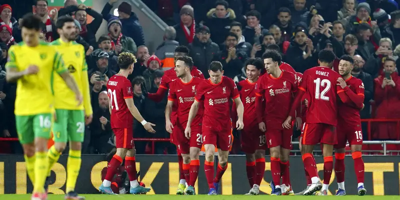 FOTO: Liverpool Lolos ke Perempat Final Piala FA