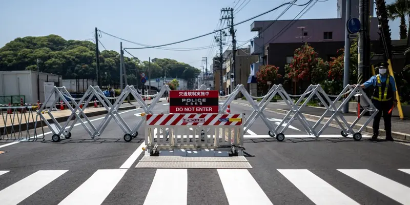 Pengamanan Jelang KTT Pemimpin G7 di Jepang