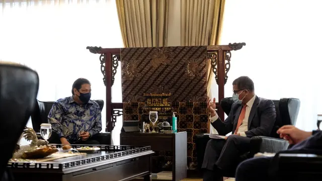 Menko Perekonomian Airlangga Hartarto.