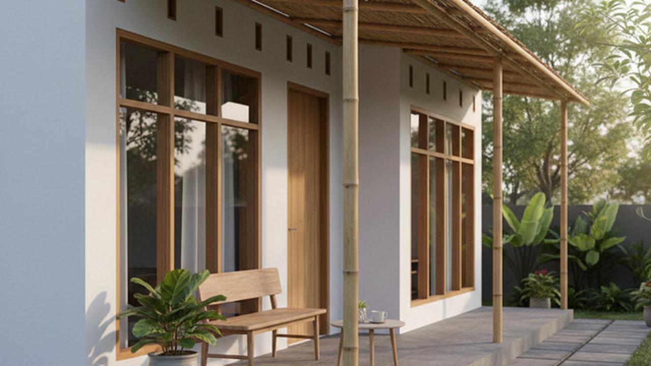 10 Desain Teras Hemat Biaya yang Bikin Rumah Tetap Dingin dan Nyaman