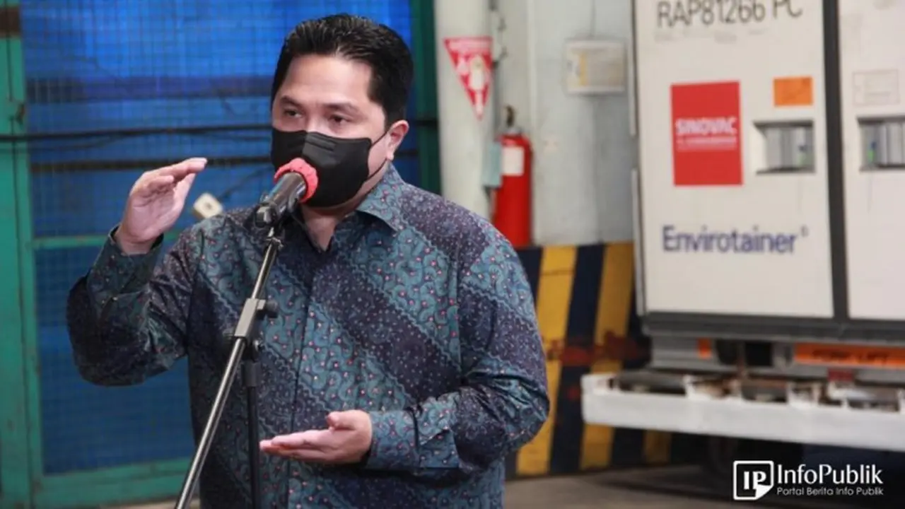 Menteri BUMN Erick Thohir