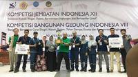 Tim dari Universitas Brawijaya meraih Gelar Juara Umum Konten Jembatan Indonesia (KJI) XII dan Kontes Bangunan Gedung Indonesia (KBGI) VIII.