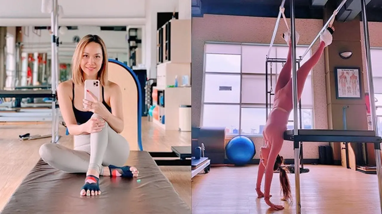 Bugar di Usia 38 Tahun, Ini 6 Potret BCL saat Latihan Pilates