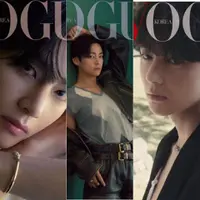 V BTS di Cover Majalah Vogue, credit: @voguekorea