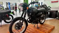 Kawasaki W175L diperkenalkan saat pembukaan Jakarta Fair Kemayoran (JFK) 2024. (ist)