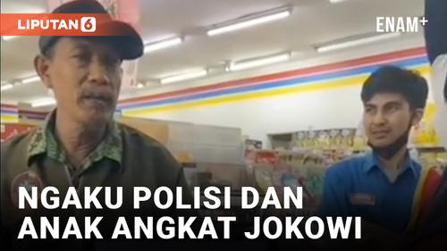 VIDEO: Pria Ngaku Polisi dan Anak Angkat Jokowi Palak Rokok di Indomaret