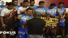 Turnamen bola voli ini merupakan rangkaian acara dalam memperingati hut Kopassus ke-65 pada 16 April mendatang.