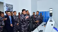 Kepala Staf Angkatan Laut (Kasal) Laksamana TNI Dr. Muhammad Ali meresmikan Gedung Damage Control Simulator (DCS) bertempat di Komando Latihan (Kolat) Komando Armada II, Surabaya, Sabtu (24/2) (Istimewa)