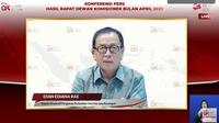 Kepala Eksekutif Pengawas Perbankan OJK Dian Ediana Rae menjelaskan mengenai tren kredit perbankan (dok: Tira)