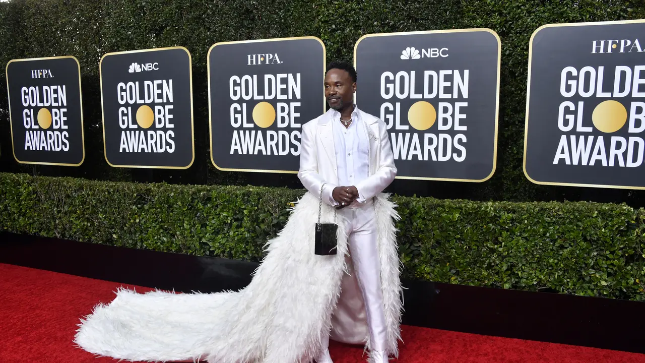 Aktor Billy Porter Kembali Kenakan Gaun Saat Tampil di Karpet Merah Golden Globe 2020