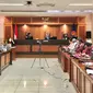 Pembacaan putusan perkara kartel minyak goreng di Ruang Sidang 1, Gedung KPPU, Jakarta Pusat. (Tira/Liputan6.com)