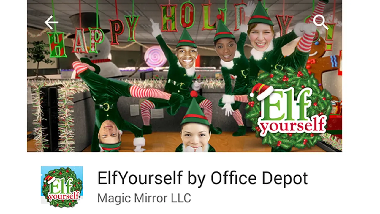 Salam Natal, Annisa Pohan Pakai Aplikasi ElfYourself