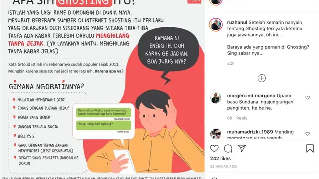 Postingan Wagub Uu Ruzhanul
