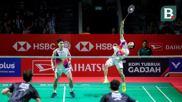 Foto: Debut Mansi Raymond/Nikolaus di Indonesia Masters 2026, Dapat Perlawanan Sengit Pasangan Prancis