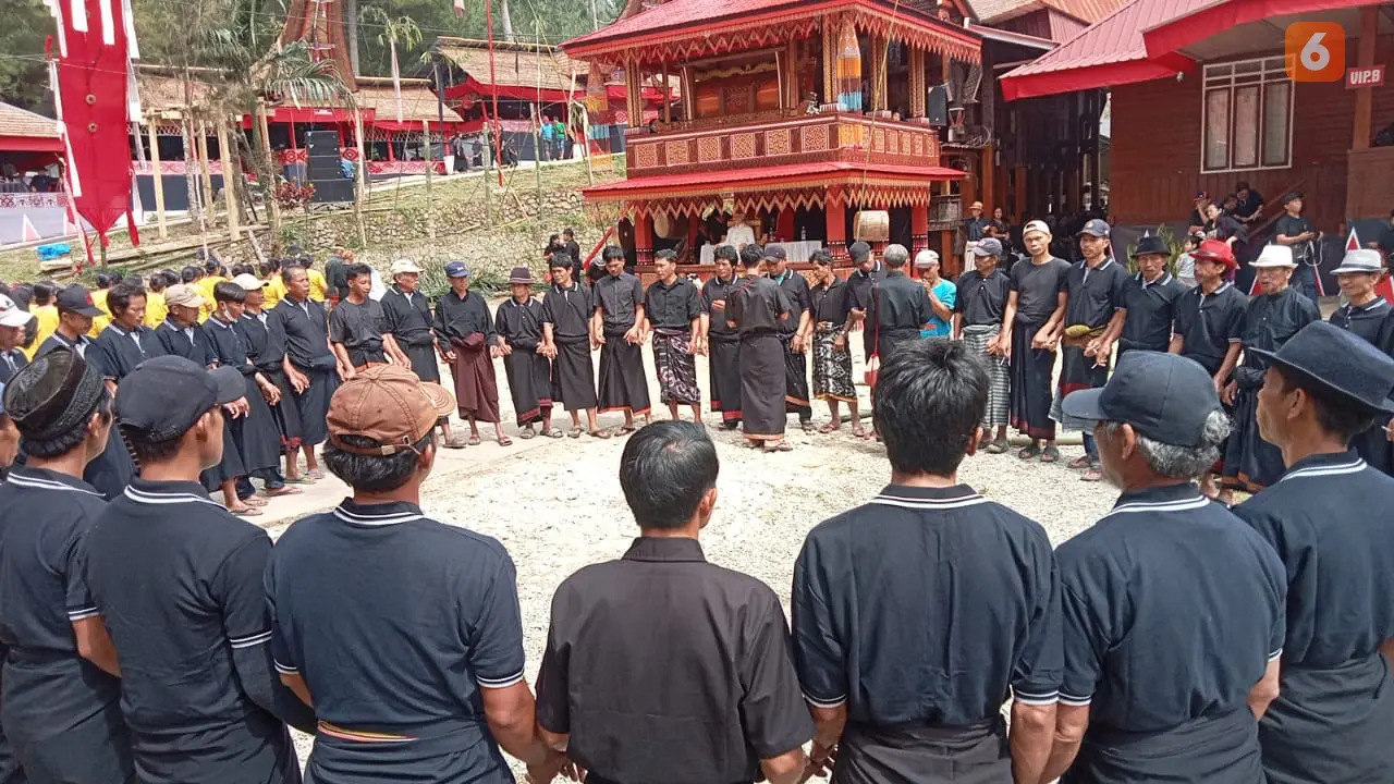 Rambu Solo' di Lembang Gasing, Kecamatan Mengkendek, Tana Toraja digelar secara sederhana. (Liputan6.com/Eka Hakim)