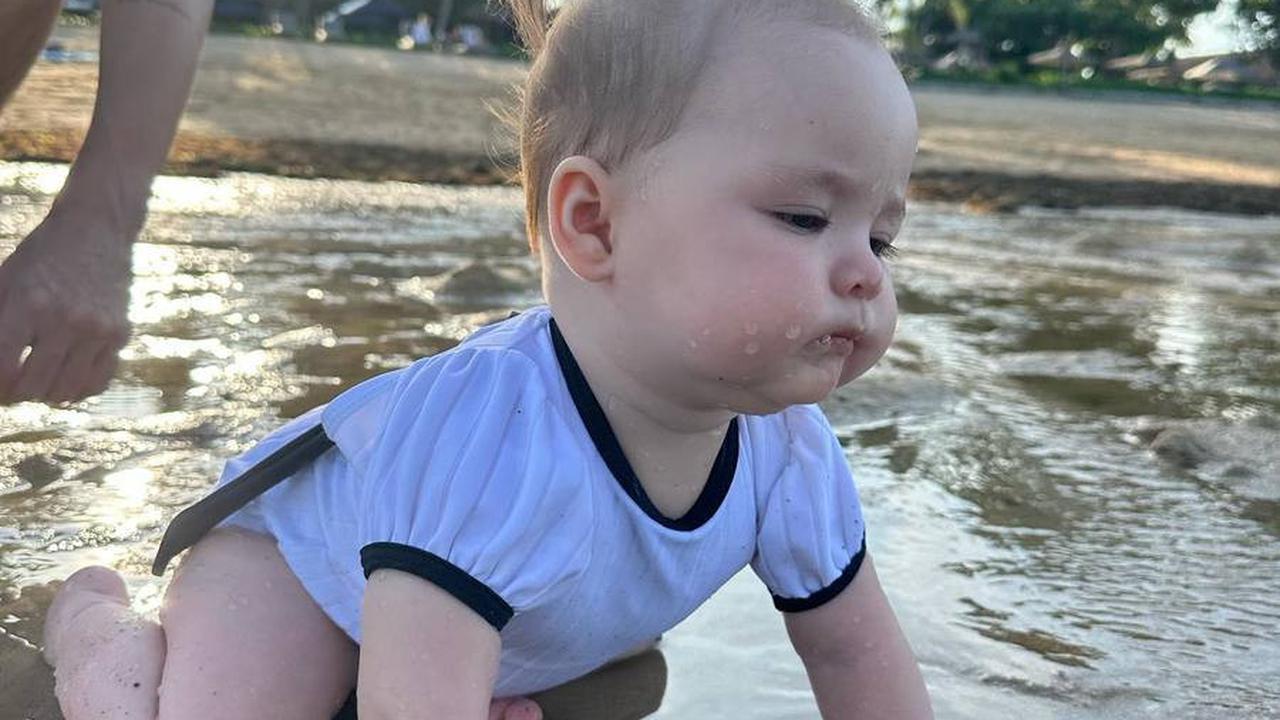 Rambut Baby Kamari Dikuncir Dua