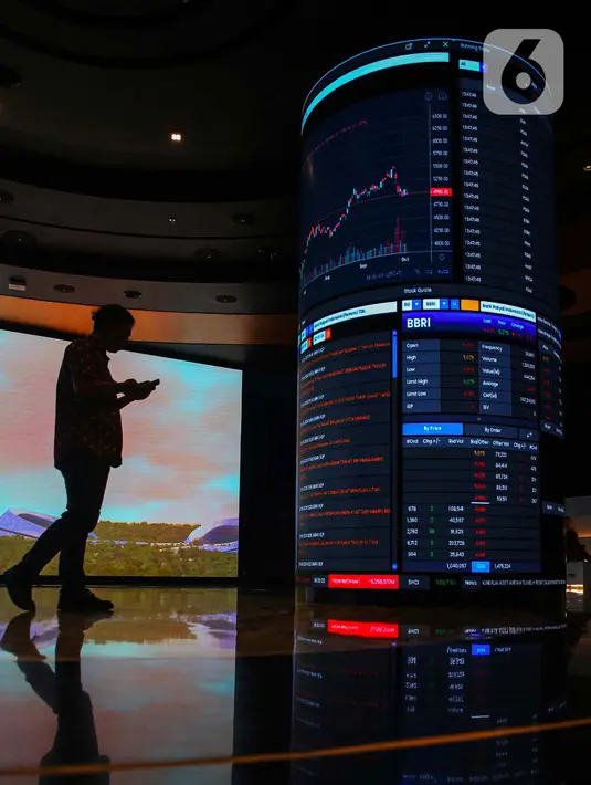 Pada penutupan perdagangan, terdapat 163 saham menguat, 453 saham melemah dan 186 saham stagnan. (Liputan6.com/Angga Yuniar)