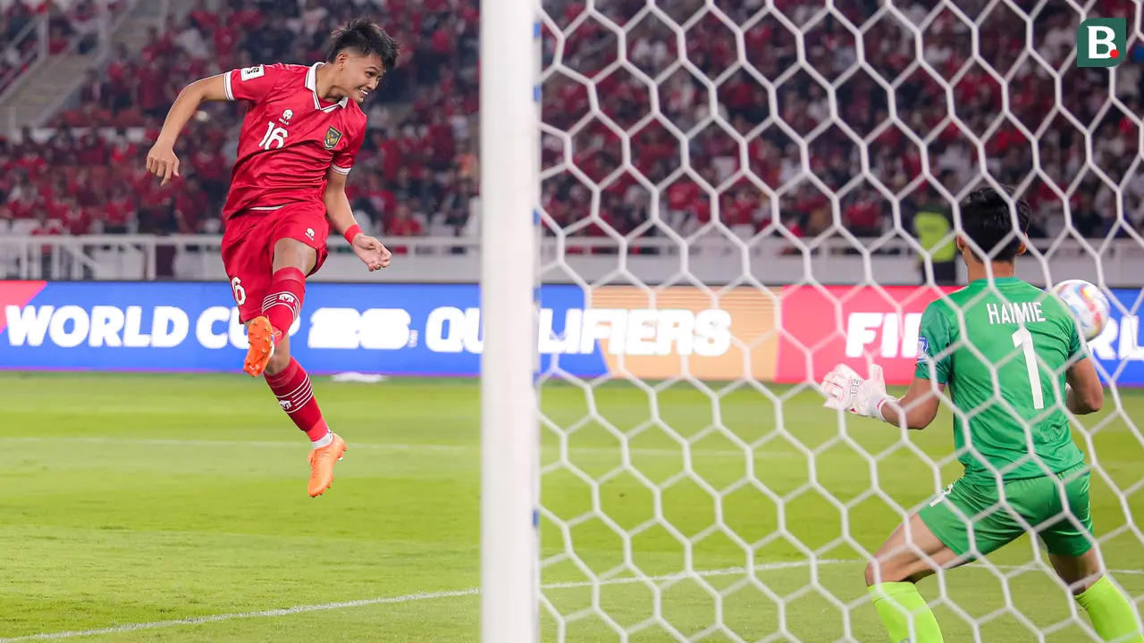 Foto: Debut Hokky Caraka di Timnas Senior, Berikan Kontribusi Gol Pertama Indonesia di Kualifikasi Piala Dunia 2026