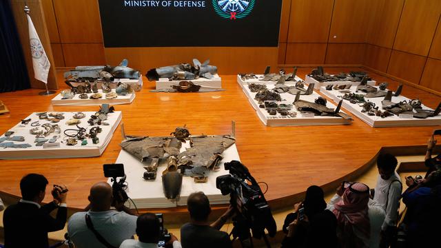 Penampakan Rudal dan Drone yang Serang Kilang Minyak Arab Saudi