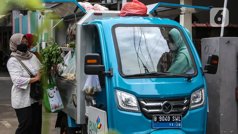 Gerobak Motor Listrik Penjual Sayur