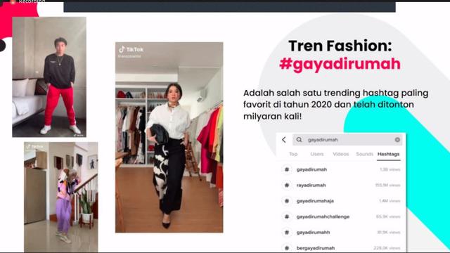 Di Rumah Saja, Tagar Seputar Fesyen Termasuk Terfavorit di Tiktok