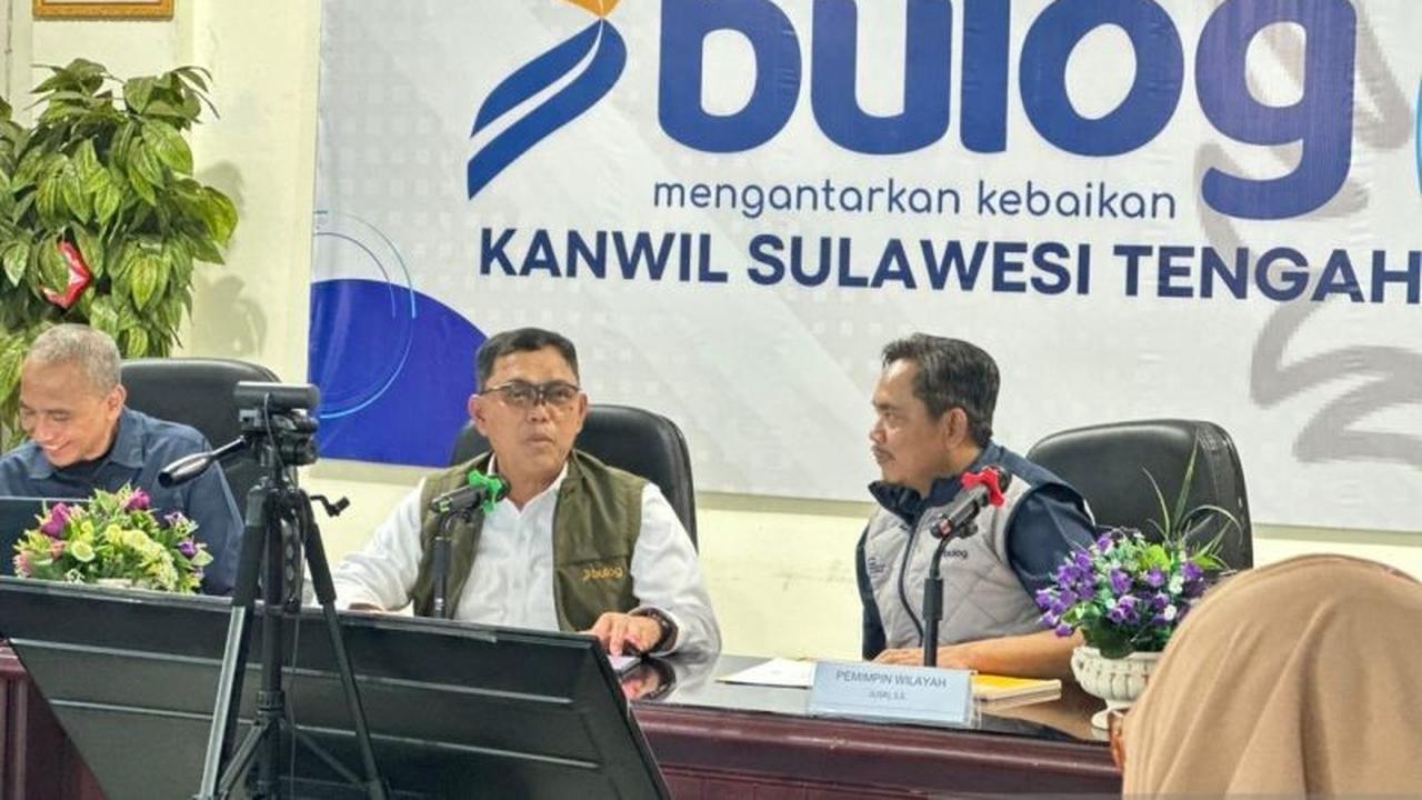 Wakil Direktur Perum Bulog Pastikan Stok Beras Bulog Sulteng Aman hingga November 2026