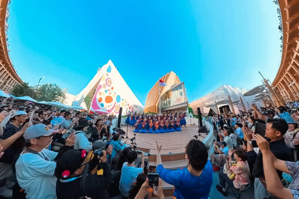 Lagu Ondel-ondel hingga Cublak-cublak Suweng Undang Tepuk Tangan Penonton di World Expo Osaka 2025