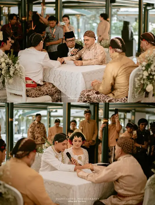 Pernikahan Amanda Gonzales dan Christian Rontini digelar di Yogyakarta pada Sabtu, 28 Oktober 2023. [Foto: IG/djanjisoetji.photography]
