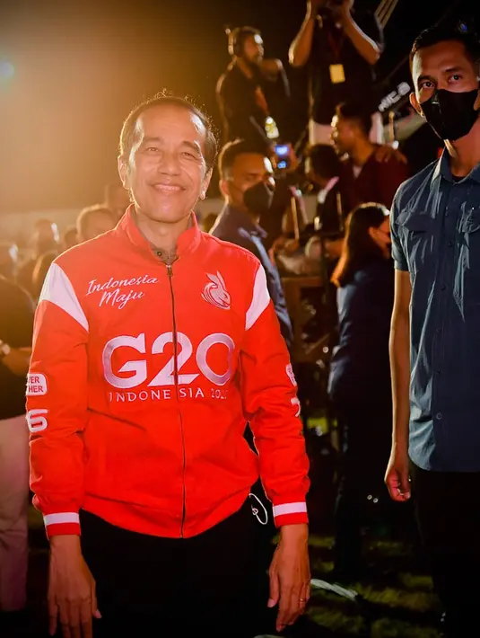 Presiden Joko Widodo atau Jokowi saat menghadiri Konser Kebangsaan Membumikan Pancasila dari NTT untuk Nusantara di Kabupaten Ende, Provinsi NTT, Rabu (1/6/2022). (Foto: Rusman - Biro Pers Sekretariat Presiden)