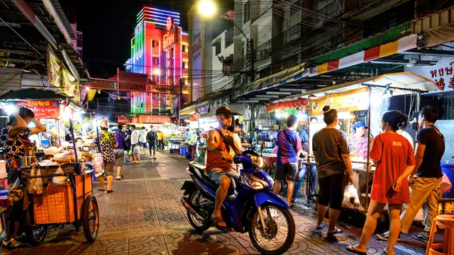 Potret Suasana Chinatown Bangkok