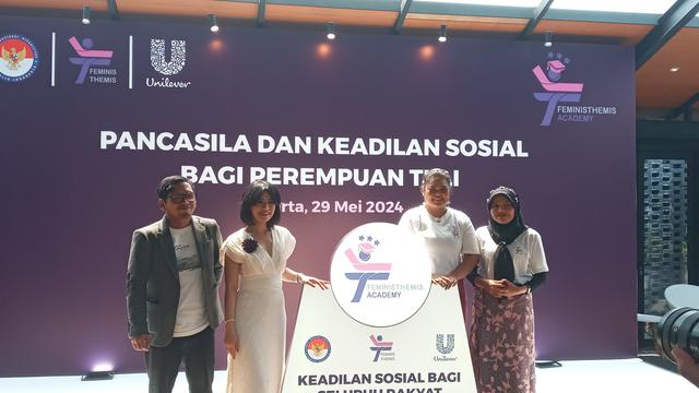 acara diskusi yang digelar FeminisThemis dan Unilever Indonesia pada Rabu, 29 Mei 2024.