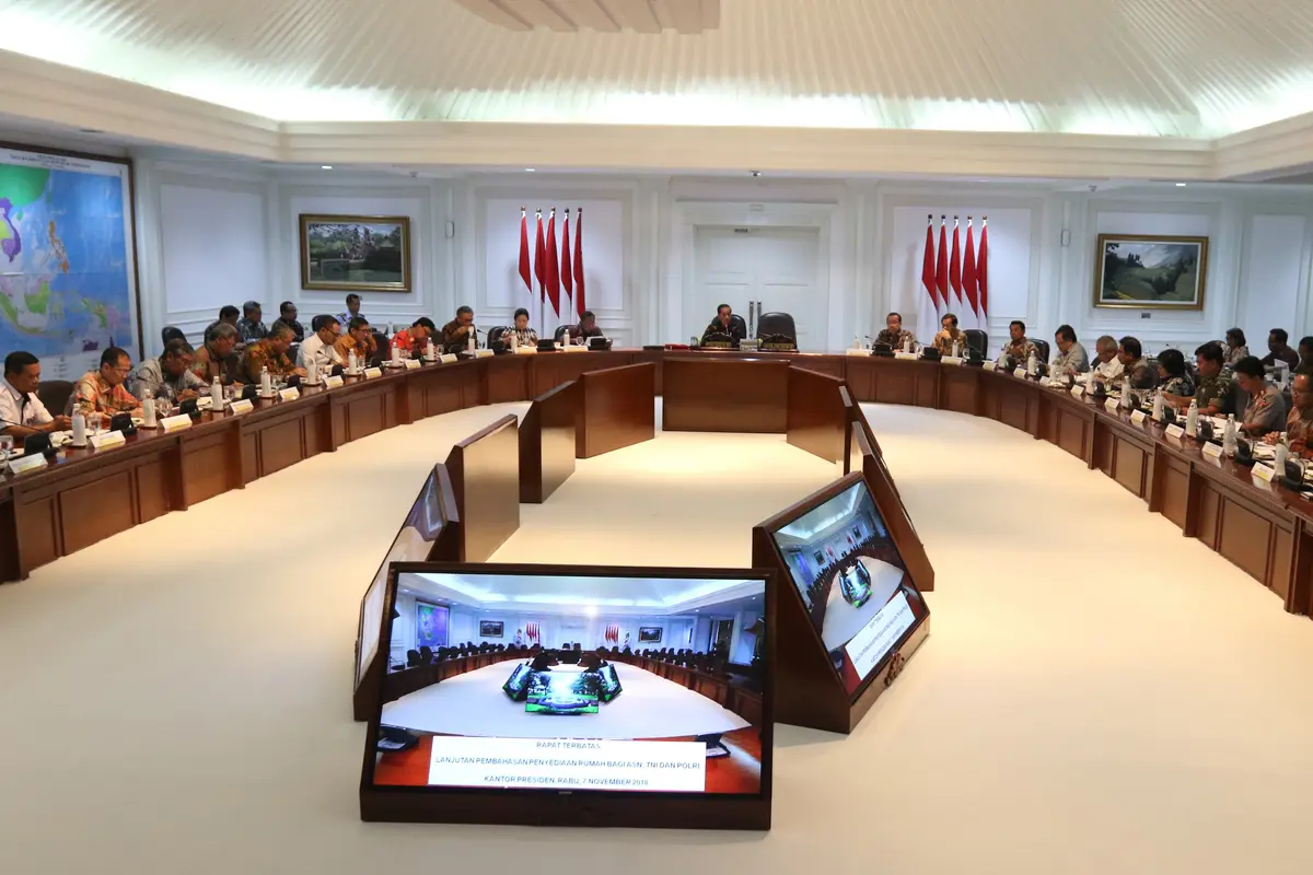 Jokowi Pimpin Ratas Penyediaan Rumah untuk ASN,TNI, dan Polri