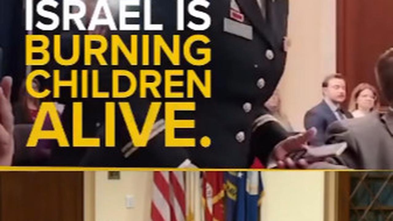 Perwira Intelijen Militer AS Ngamuk di Sidang Kongres Blak-blakan Israel Membakar Anak-Anak Hidup-Hidup di Gaza