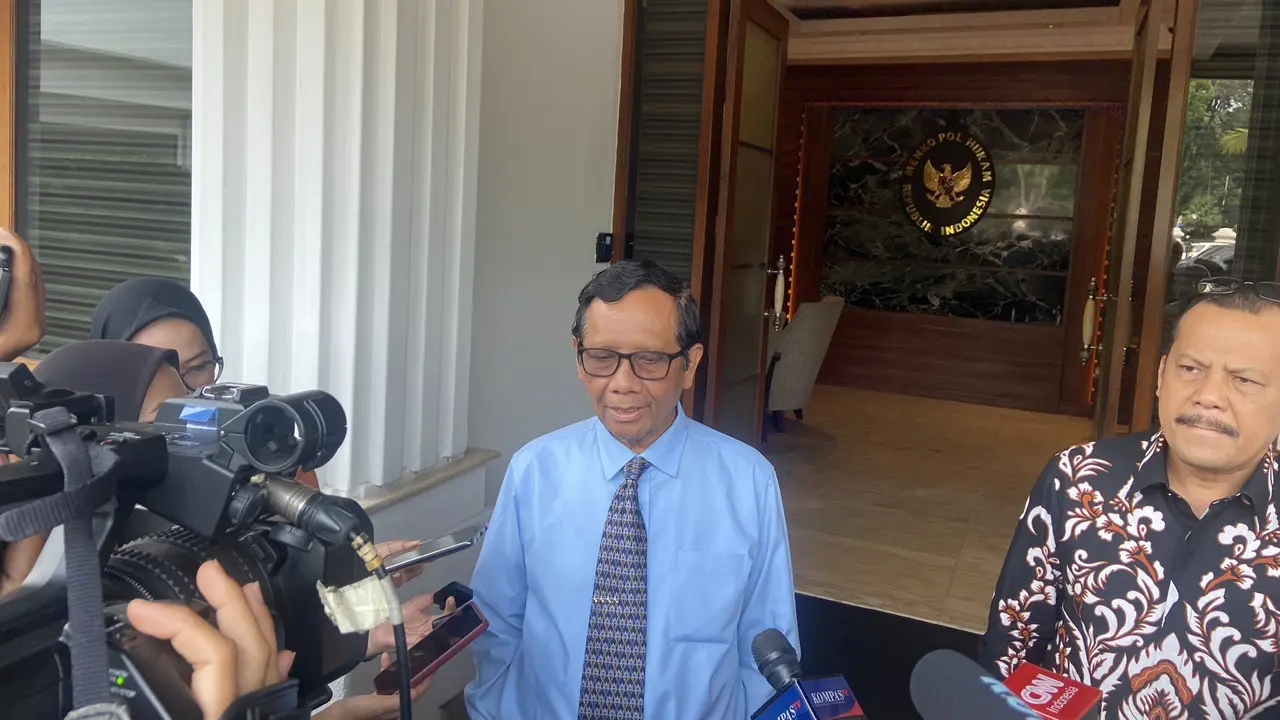 Menko Polhukam Mahfud Md (Liputan6.com/Muhammad Radityo Priyasmoro)