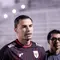 Kiper Timnas Indonesia, Emil Audero memberikan keterangan di depan media saat latihan menjelang laga Putaran Ketiga Kualifikasi Piala Dunia 2026 melawan China yang berlangsung di Stadion Madya, Kompleks Stadion Utama Gelora Bung Karno (SUGBK), Senayan, Jakarta, Senin (02/06/2025). (Bola.com/Bagaskara Lazuardi)