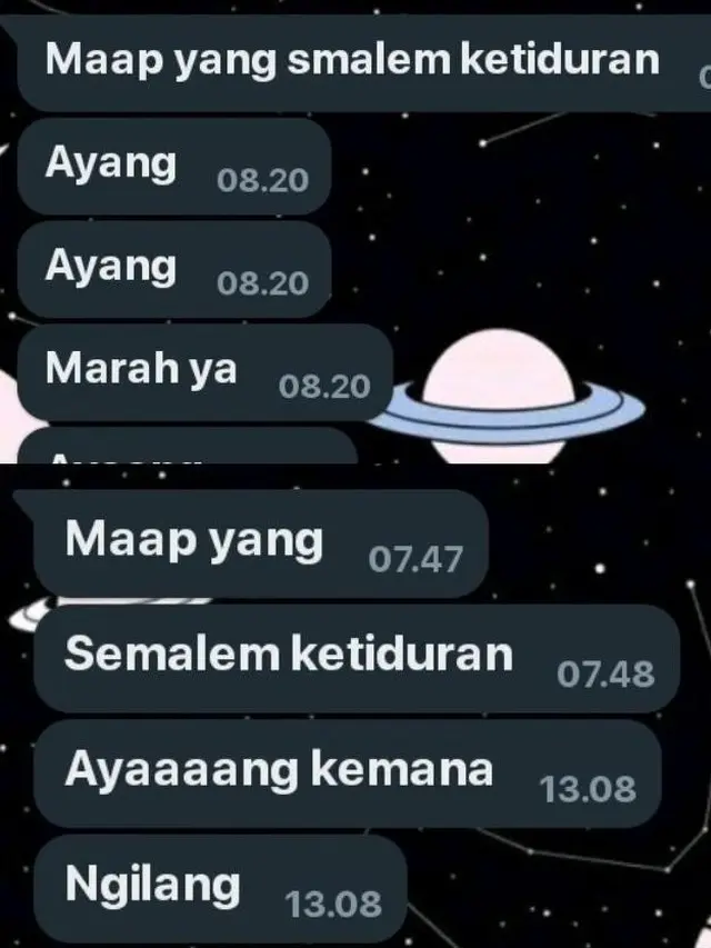 6 Chat Minta Maaf Baru Balas Karena Ketiduran Ini Kocak Sampai Bikin Nyesek
