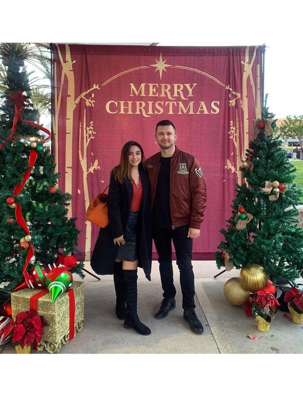 Natal Salmafina Sunan di Amerika Serikat (Sumber: Instagram//salmafinasunan)