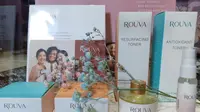 Rangkaian produk perawatan wajah dari Rouva. (Liputan6.com/Dinny Mutiah)