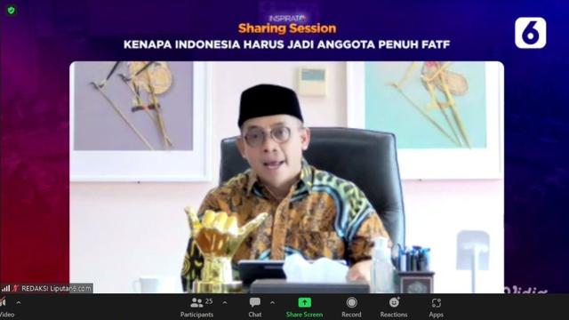 Direktur Jenderal Pajak Kementerian Keuangan Suryo Utomo dalam Program Inspirato Sharing Session dengan Tema: Kenapa Indonesia Harus Jadi Anggota Penuh FATF.