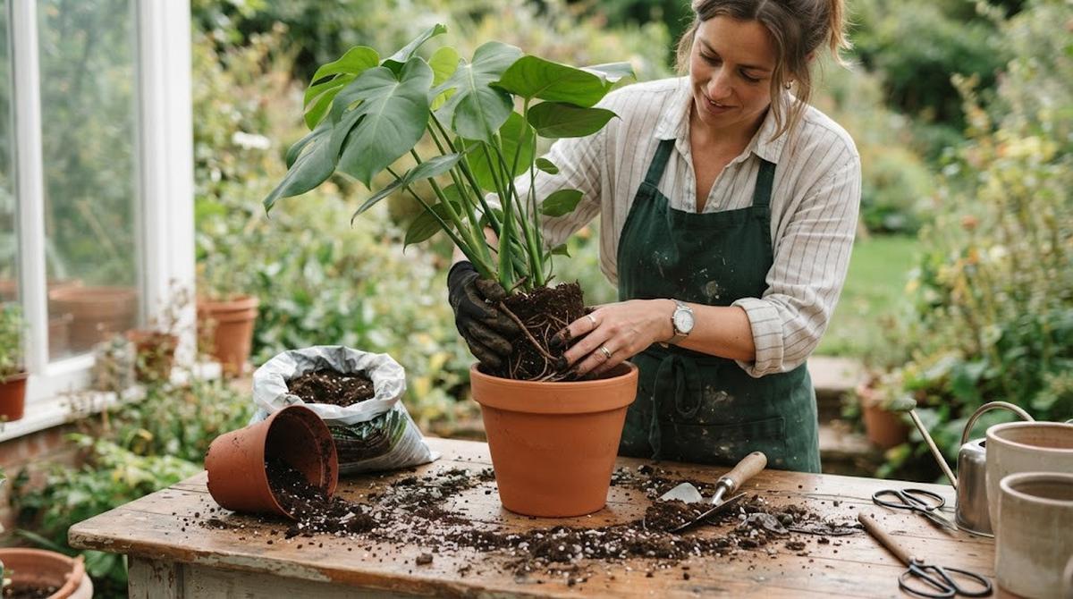 Mengganti Pot dengan Ukuran Tanaman