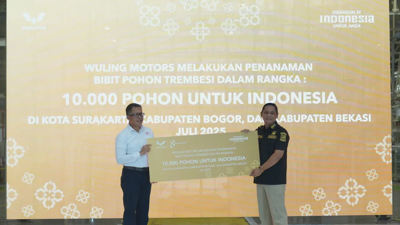 Wuling CSR 10.000 Pohon Untuk Indonesia dalam acara Wuling 8th Anniversary (Wuling)
