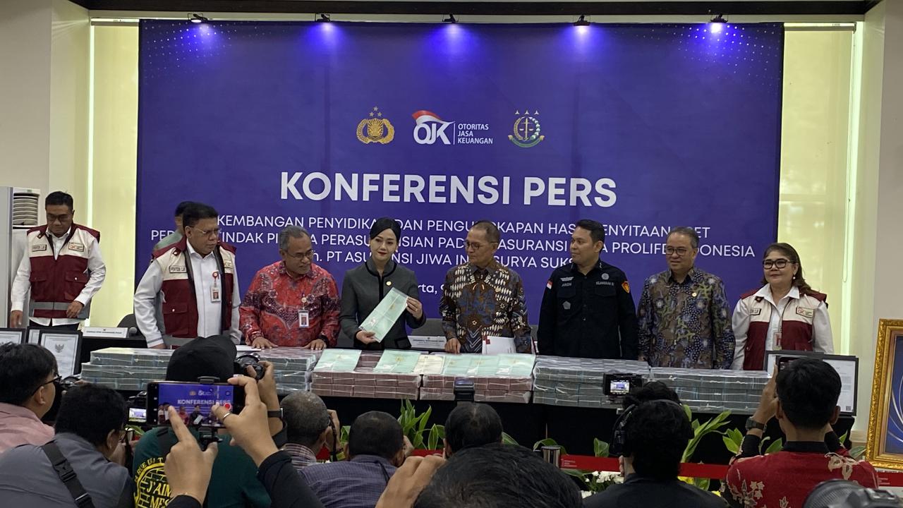 OJK Sita Aset Rp113,97 Miliar dalam Kasus Asuransi Jiwa Prolife